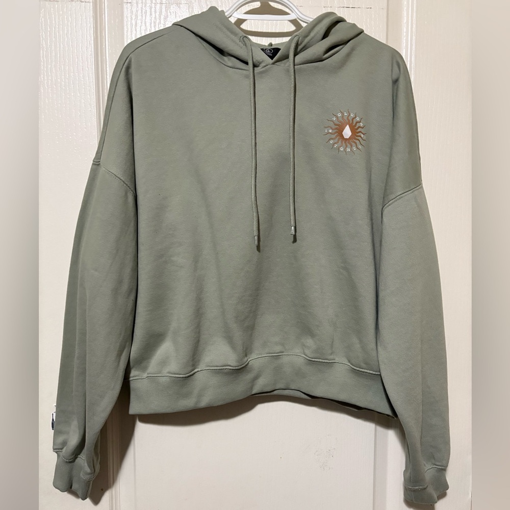 Womens XL cropped Volcom hoodie